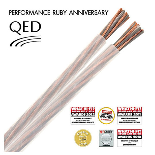 QED Ruby Anniversary Evolution  벌크 스피커케이블