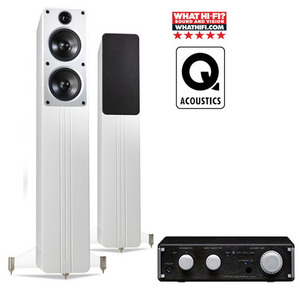 Q Acoustics(큐어쿠스틱) Concept 40 + Teac(티악) AI-101DA 블루투스 미니앰프